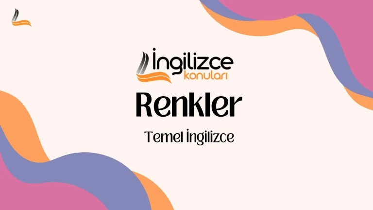 İngilizce Renkler